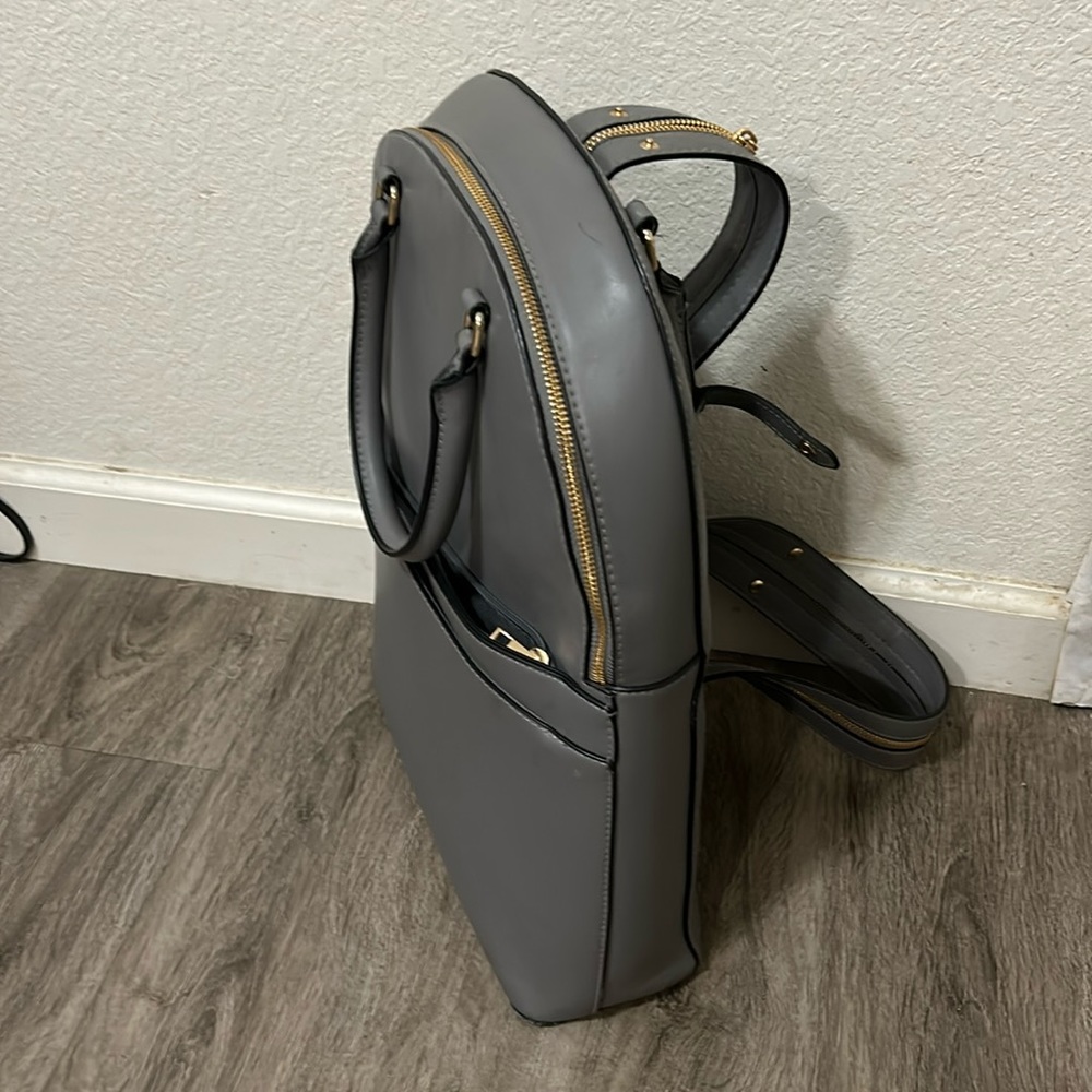 A new day gray backpack